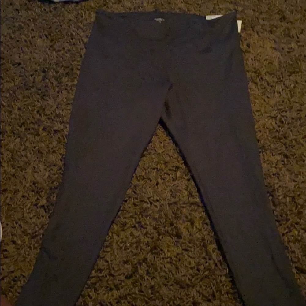 High rise grey leggings